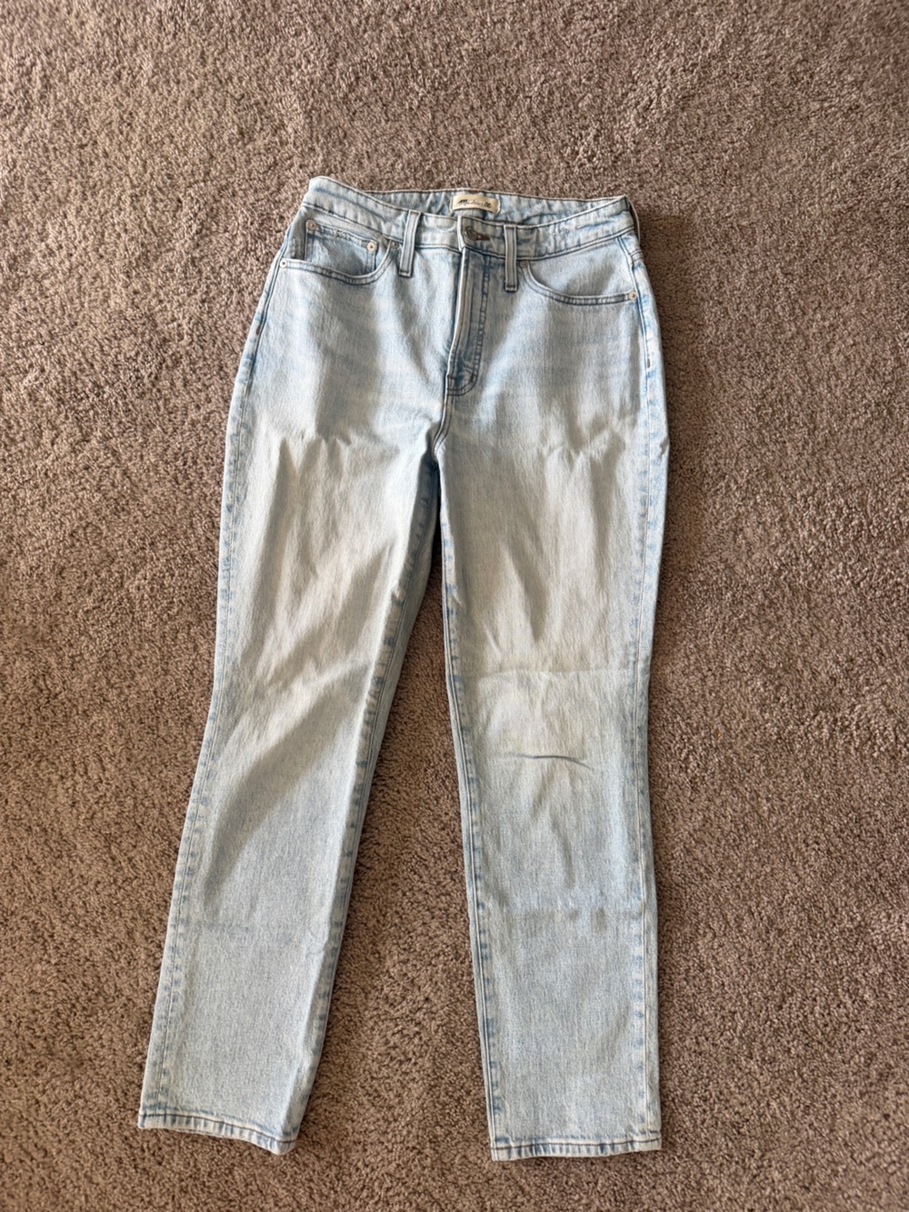 Madewell Curvy Perfect Vintage Jean Light Wash Tapered